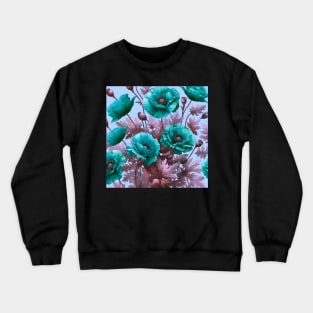 Poppy Flower Crewneck Sweatshirt